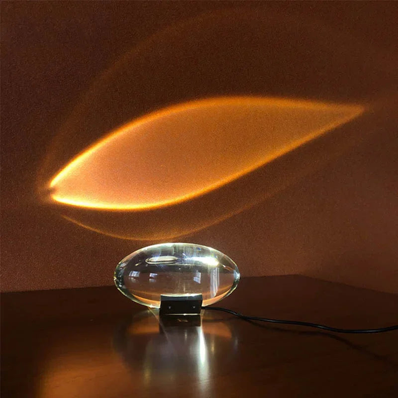 Crystal Sunset Sky Table Lamp